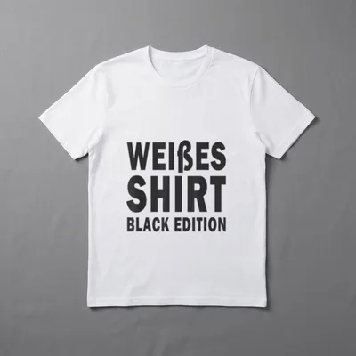 Black Edition Schwarze Edition Witz T-Shirt – Klassisches T-Shirt in Schwarz