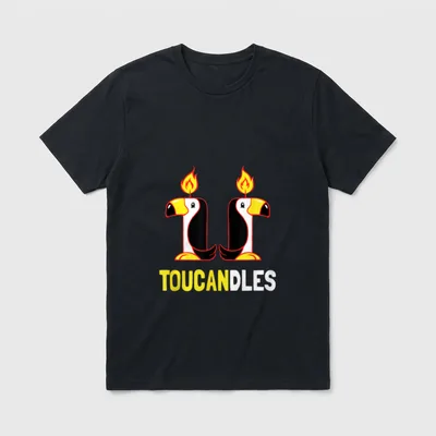 Toucandles Lustiger Tukan Vogel T-Shirt – Klassisches T-Shirt in Schwarz